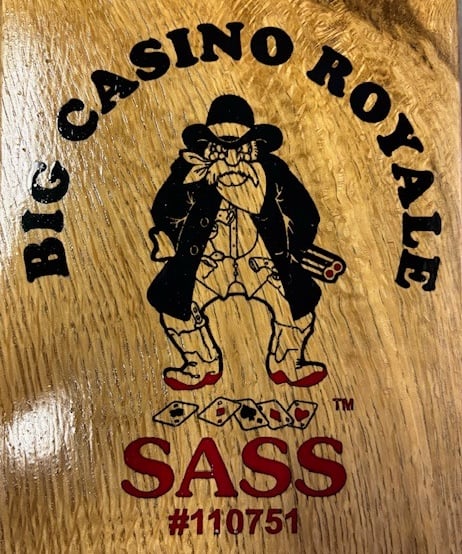 Cart Plaque with epoxy