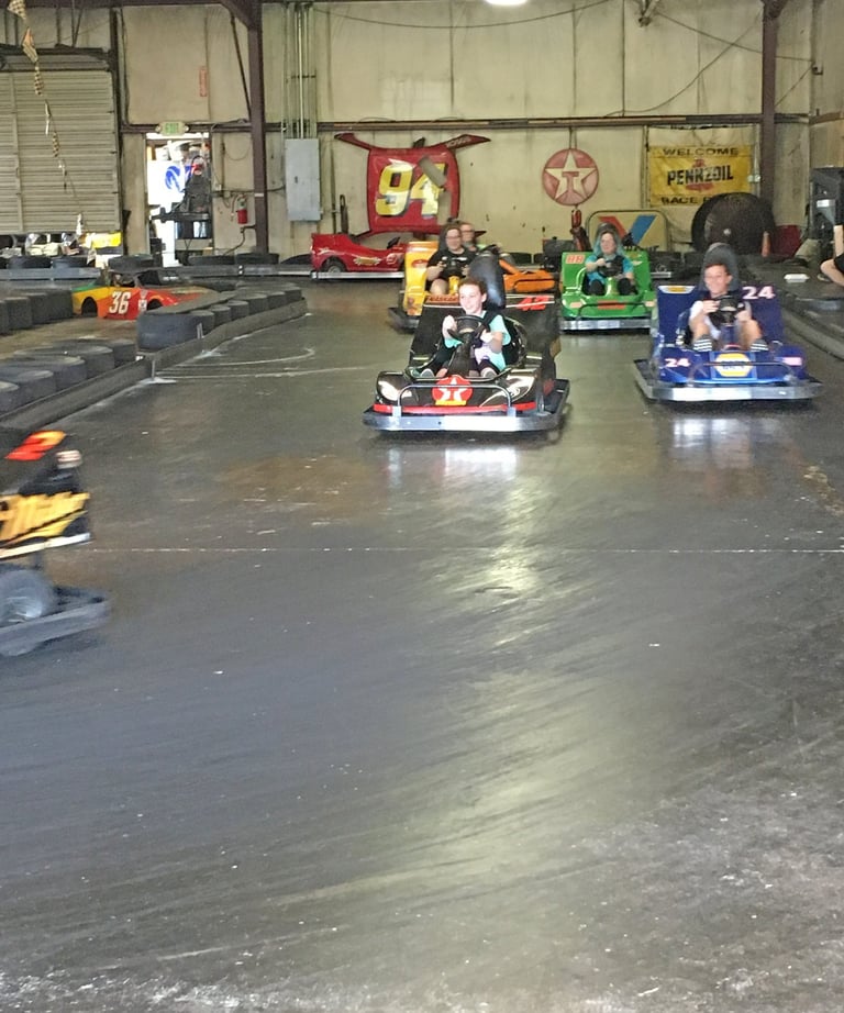 indoor go kart race