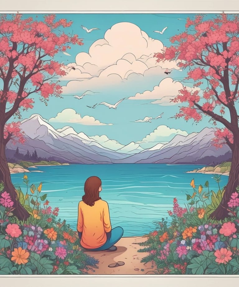 a group of people sitting on a bench in a park