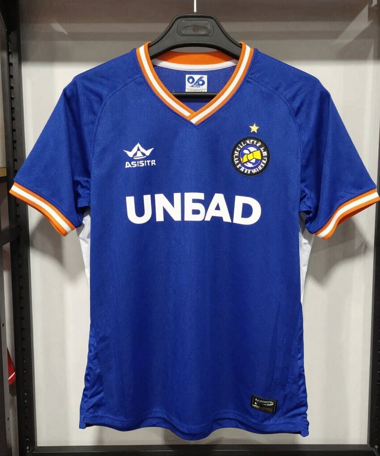 A neatly arranged display of various clothing items on hangers in soft natural light.