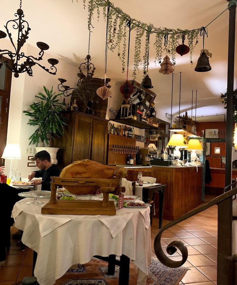 interno Il Fondaccio Dai dottori - Ristorante Castellina in Chianti
