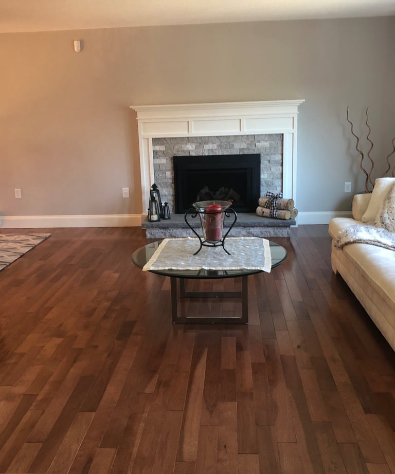 Hardwood flooring installation