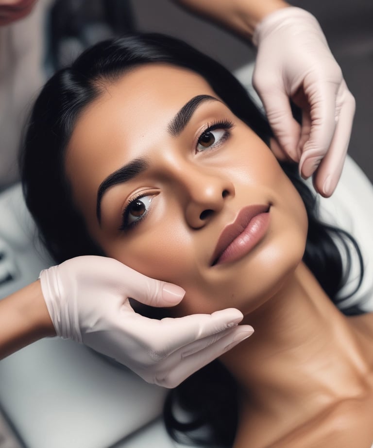 a row of black and white chairs next to a sink