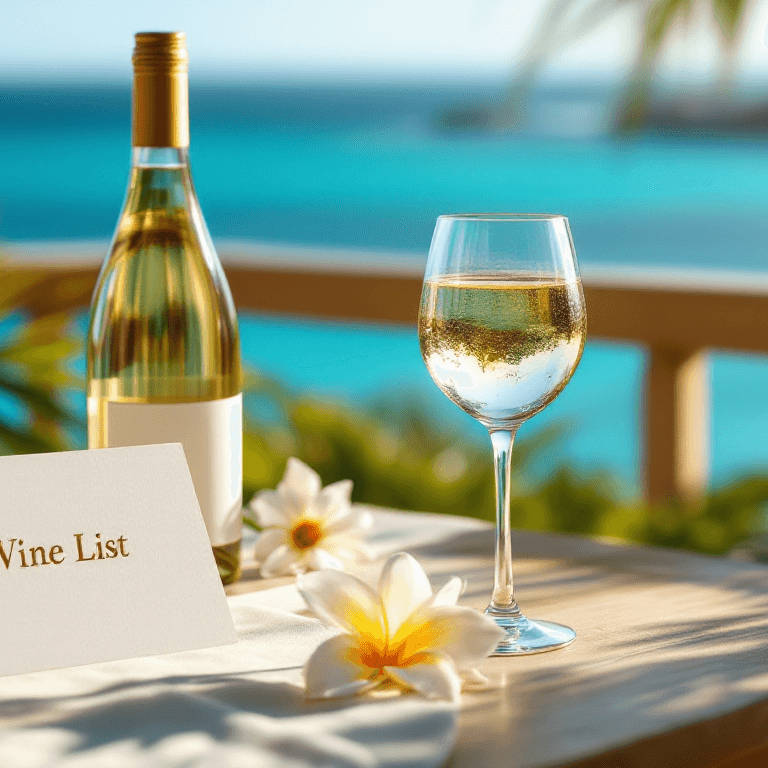 Wine list Saint Martin