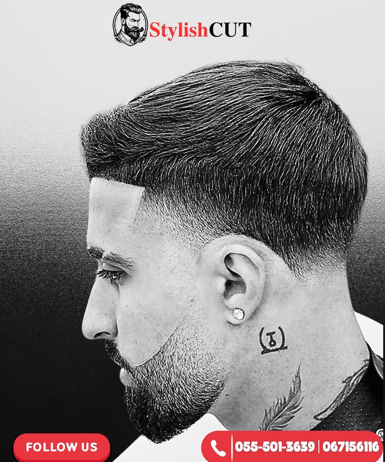 “Curly hair styled with volume and shape at StylishCut Salon – expert men’s grooming for all hair 