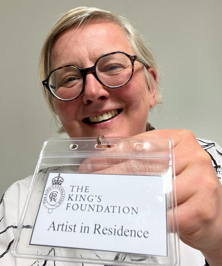 Karen Edwards Artist in Residence at Dumfries House