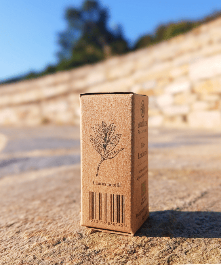 Ελληνικό βιολογικό αιθέριο έλαιο δάφνης Anthos botanicals 2
