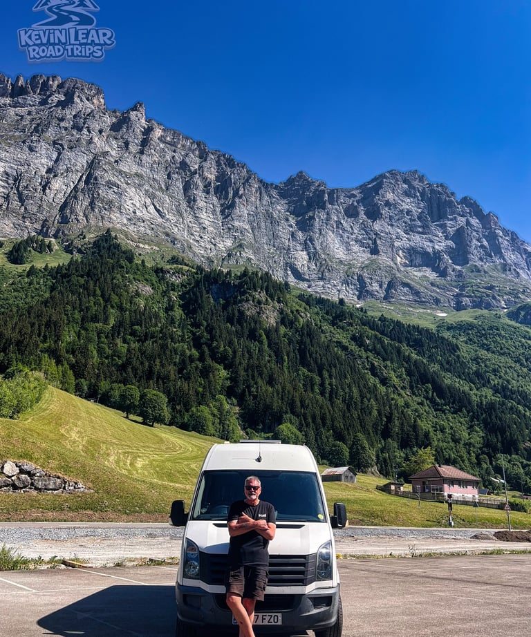 Susten Pass Switzerland with me and my campervan