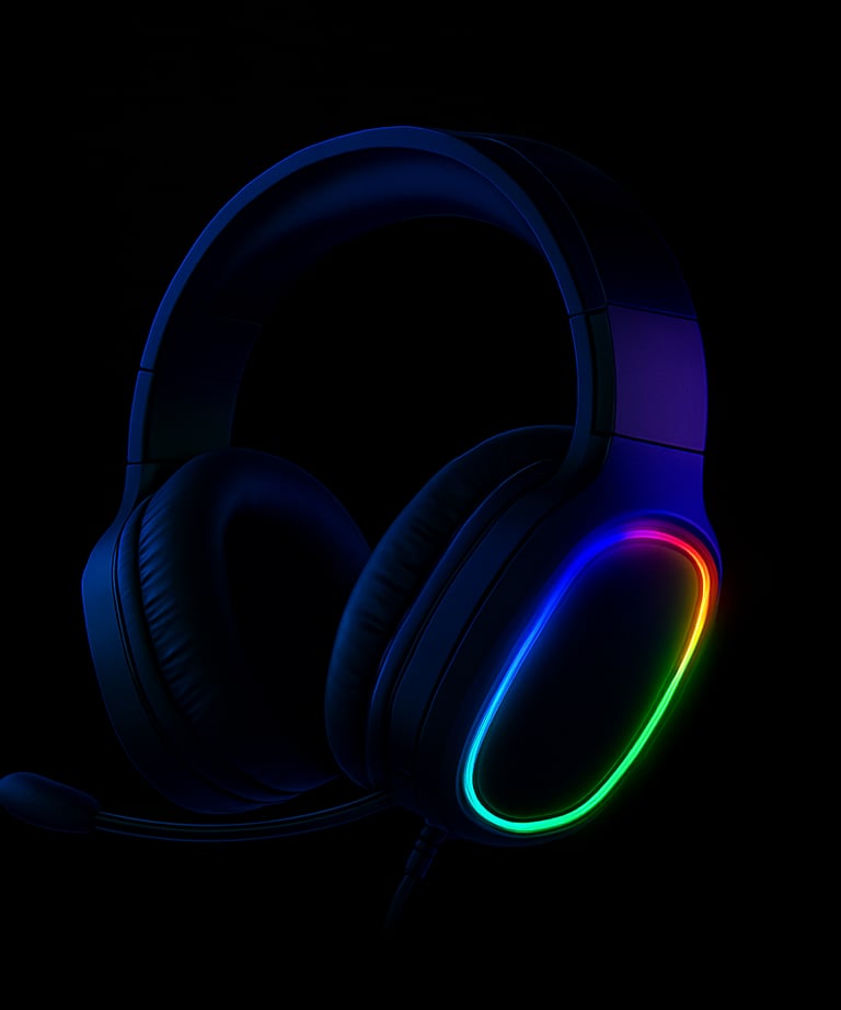 Fondo de audífonos y diademas Logitech y Xtech para Gaming, Oficina y Uso Diario