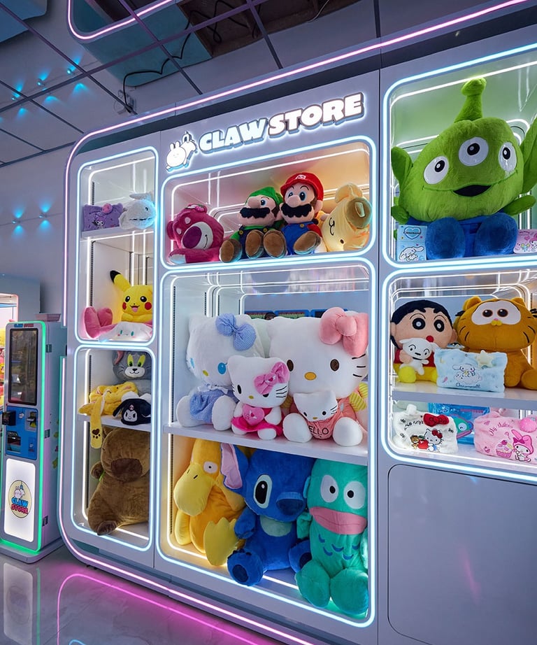 claw store plushie prizes