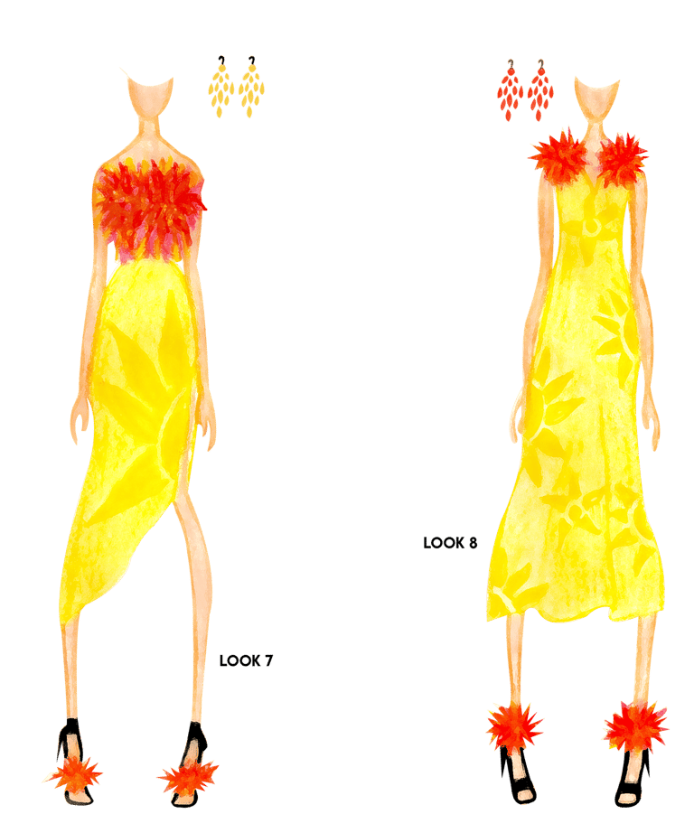 Bocetos de moda, carolina guerrero, refahioning, upcycling, reciclaje textil, ecodiseño, ecomoda