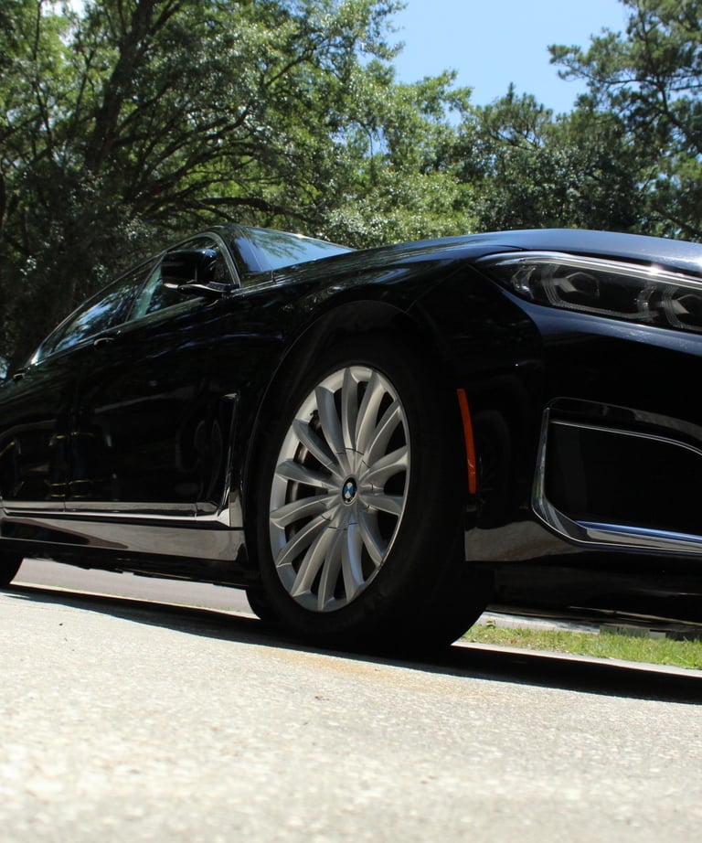 Chauffeured BMW Limo Sedan