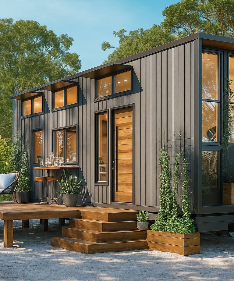 Tiny house en construcción Vivanto