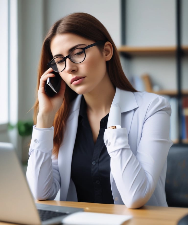 A team brainstorming ideas with digital tools.