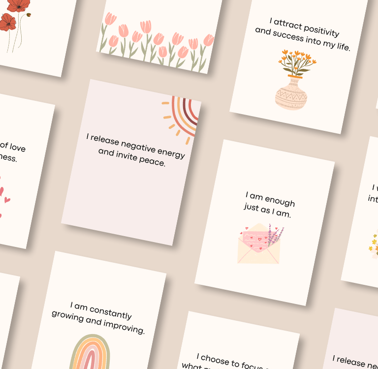 Digital Positive Card Affirmations