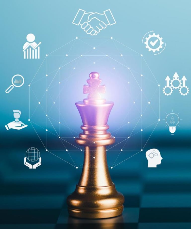 Global Strategy, Growth Strategy, Tactical Plans, Refined Plans, Sales Planning and Closing