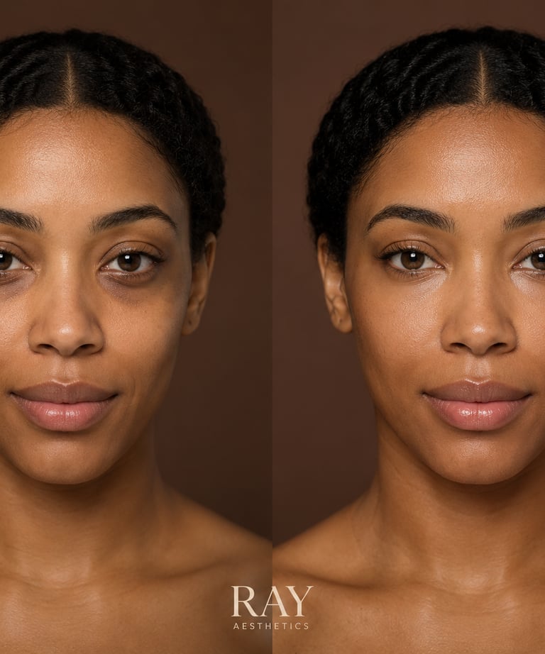 before/ after microneedling Toronto