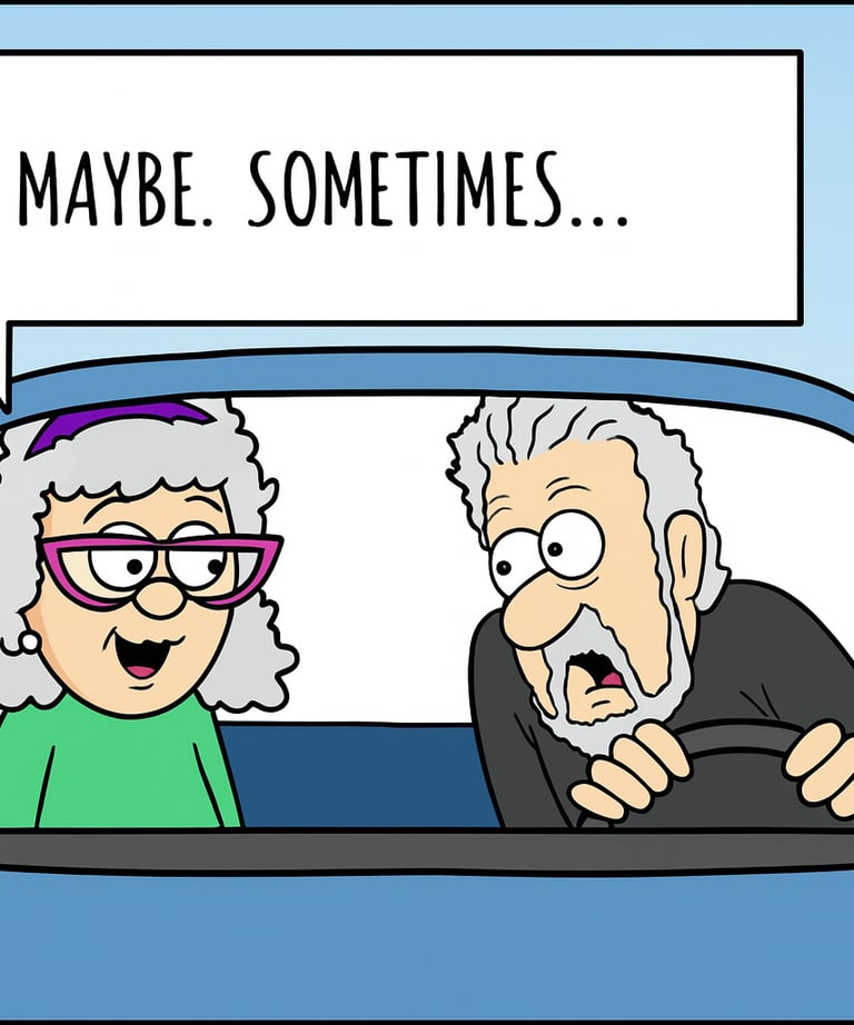 Deni and Earl “Road Trip” nearly every day, praying for souls as they go.
