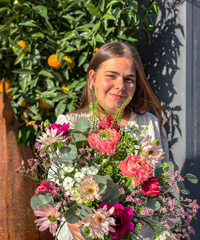 Sablé-sur-Sarthe, atelier nature, jolies campagnes, bouquet de fleurs