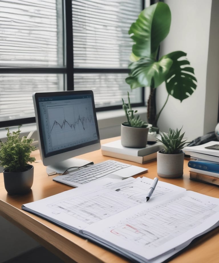 Close-up of safety checklist and NR-1 regulation documents on a desk.