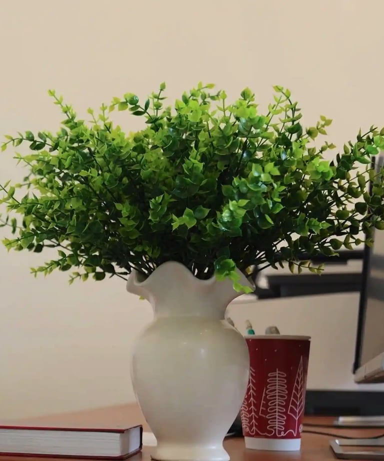 Bright flower in AFH facility symbolizing love and warmth in a cozy, home-like setting for residents.