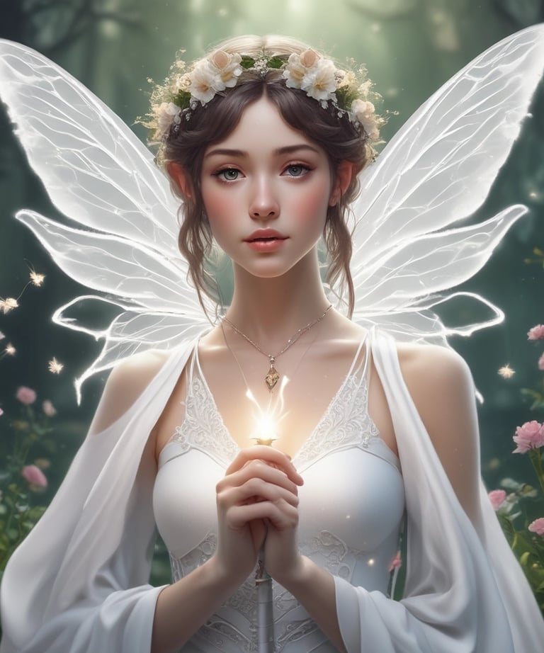 An image depicting spiritual guidance with angelic symbols.
