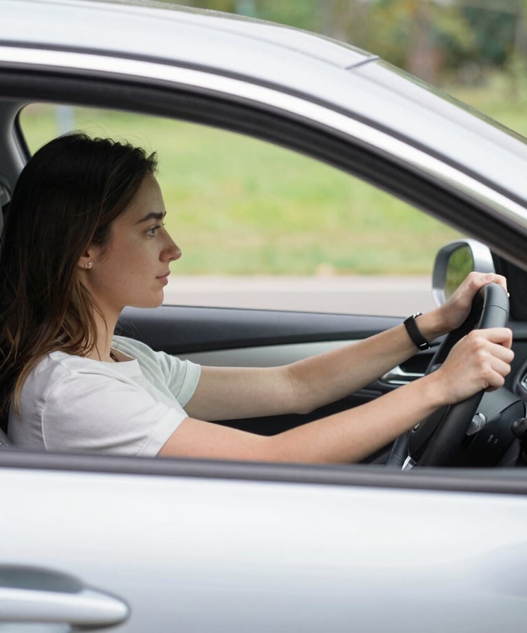 Happy customers receiving keys from a friendly qytetdrive staff member.
