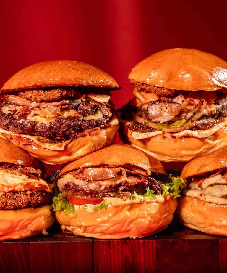 Hamburguesas artesanales en Restaurante Rustic en La Tebaida Quindío