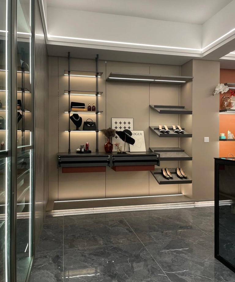 Terra Cognac closet systems by SophieShop. 