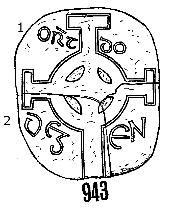 Kirkinriola Runestone 943 - Barony of Lower Toome, County Antrim, Ireland