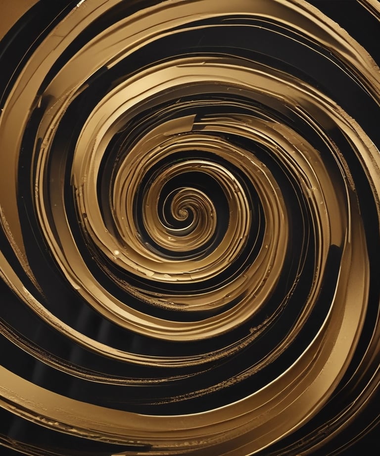 Golden spiral pattern symbolizing Aurionism’s ten-principle path toward internal clarity and balance