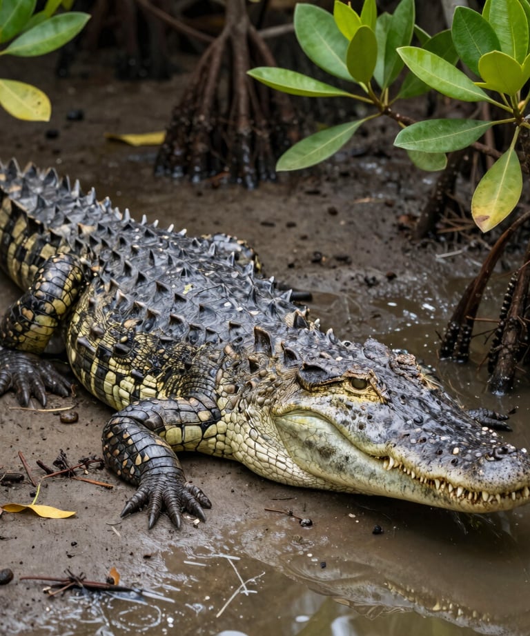 A serene forest path bathed in soft sunlight filtering through tall trees.
