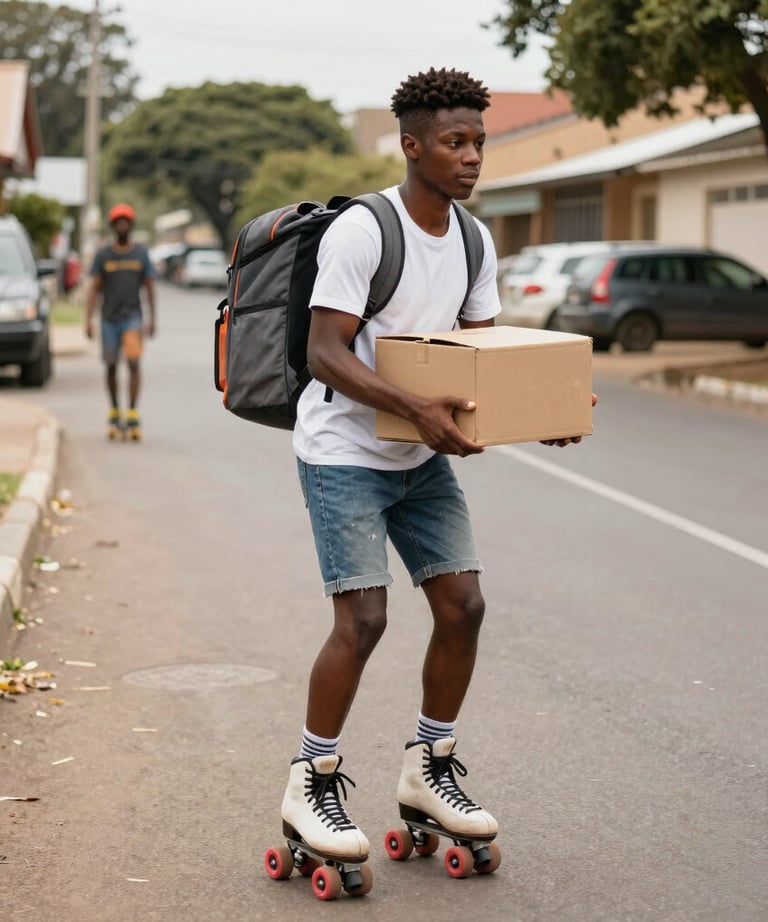 Youth participating in a community clean-up event promoting resilience.