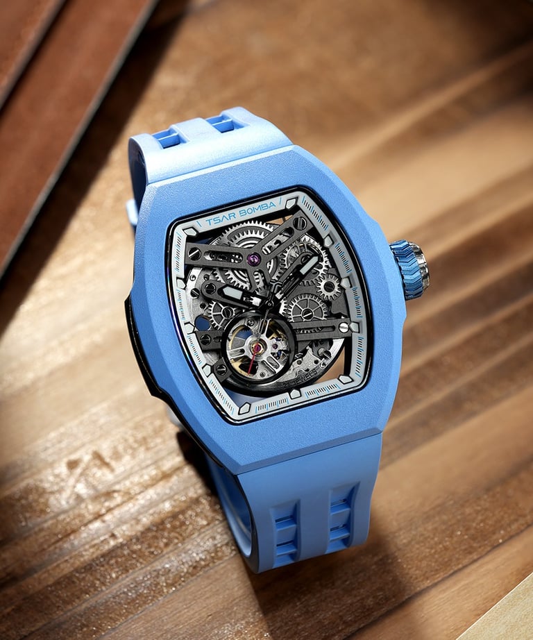 blue Automatic Watch for men