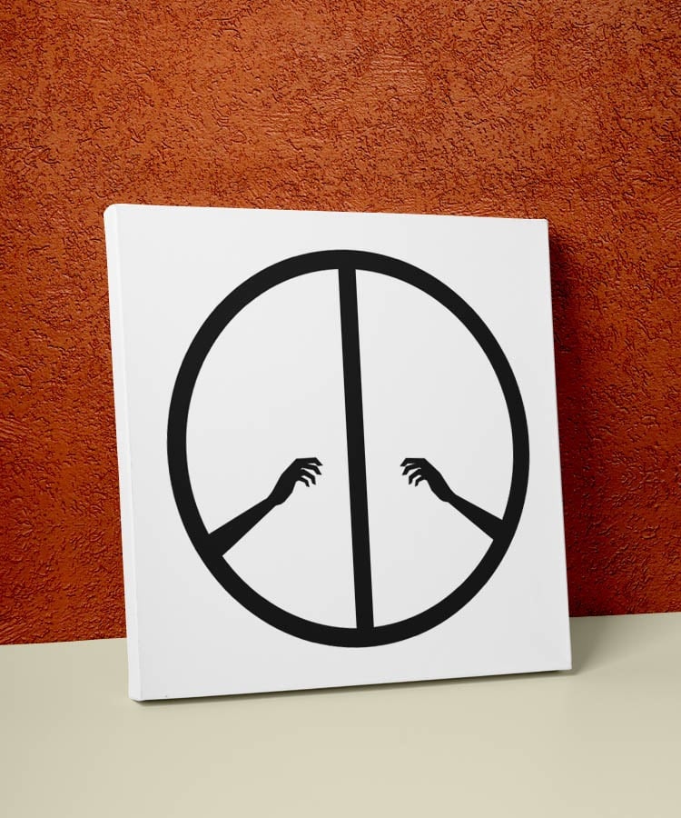 Grey Area Illustration - Peace