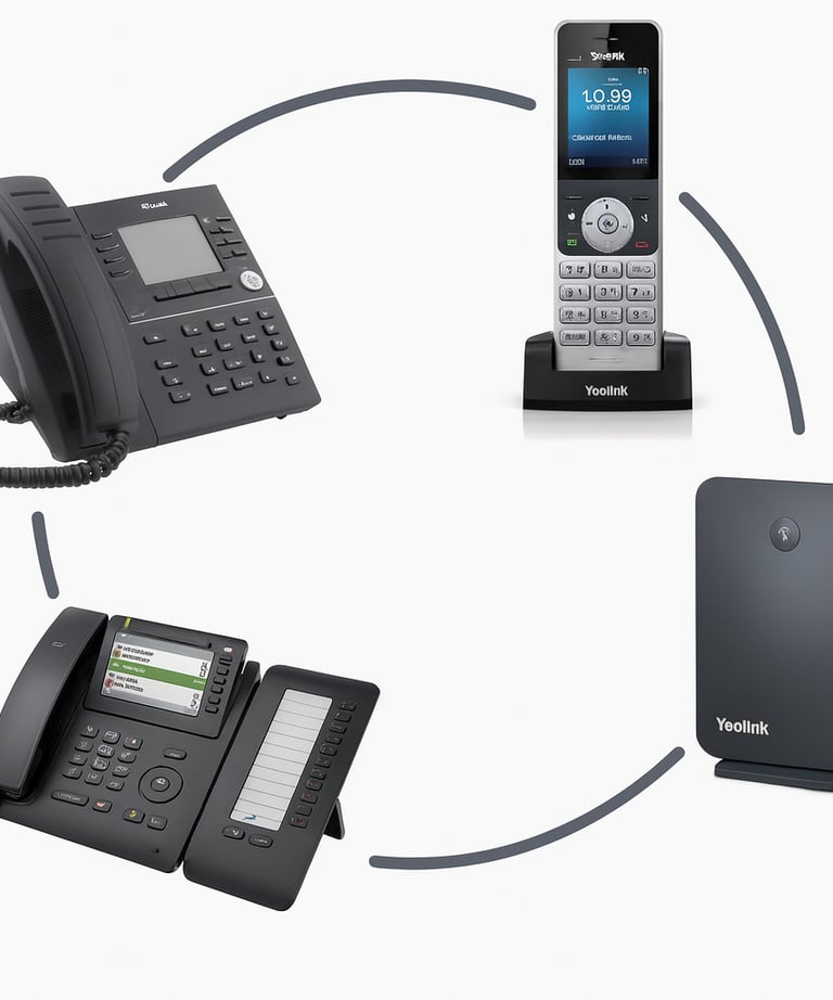 Téléphones fixes reconditionnés pour bureaux et commerces