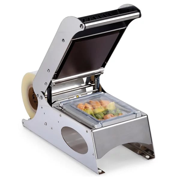 Operculeuse et scelleuse professionnelle reconditionnée pour restauration et traiteurs