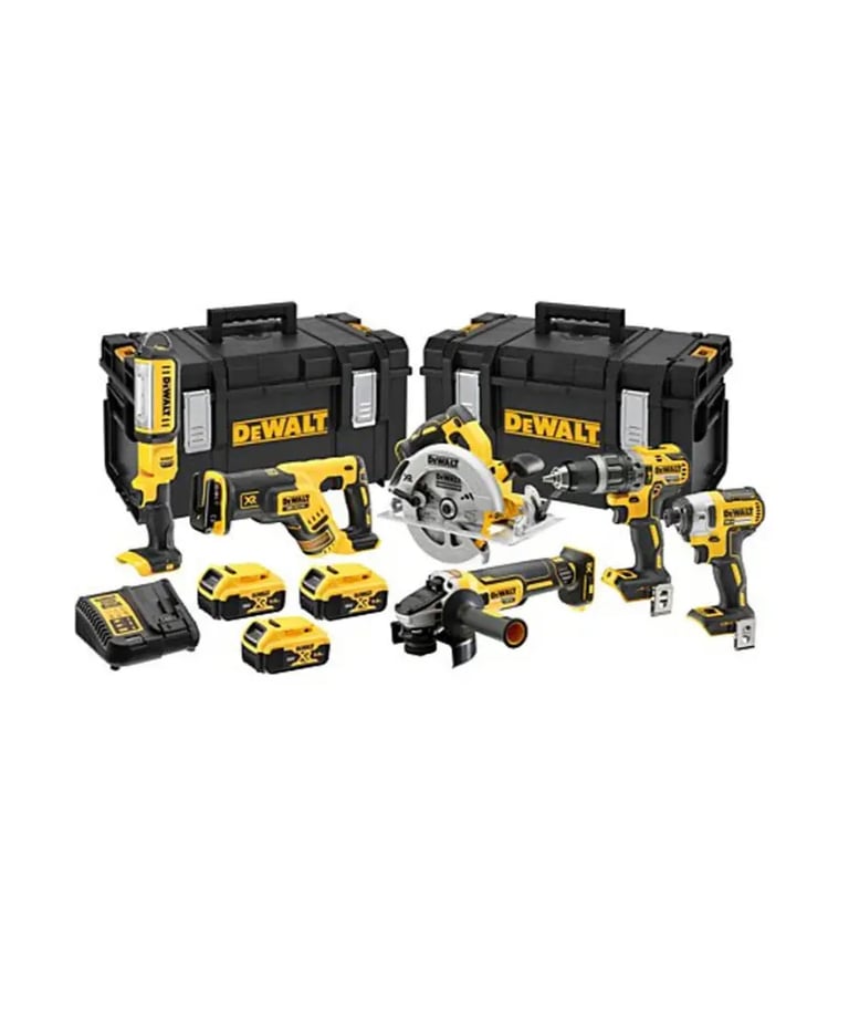 Outils électroportatifs professionnels – perceuses, scies circulaire, meuleuses et visseuses.
