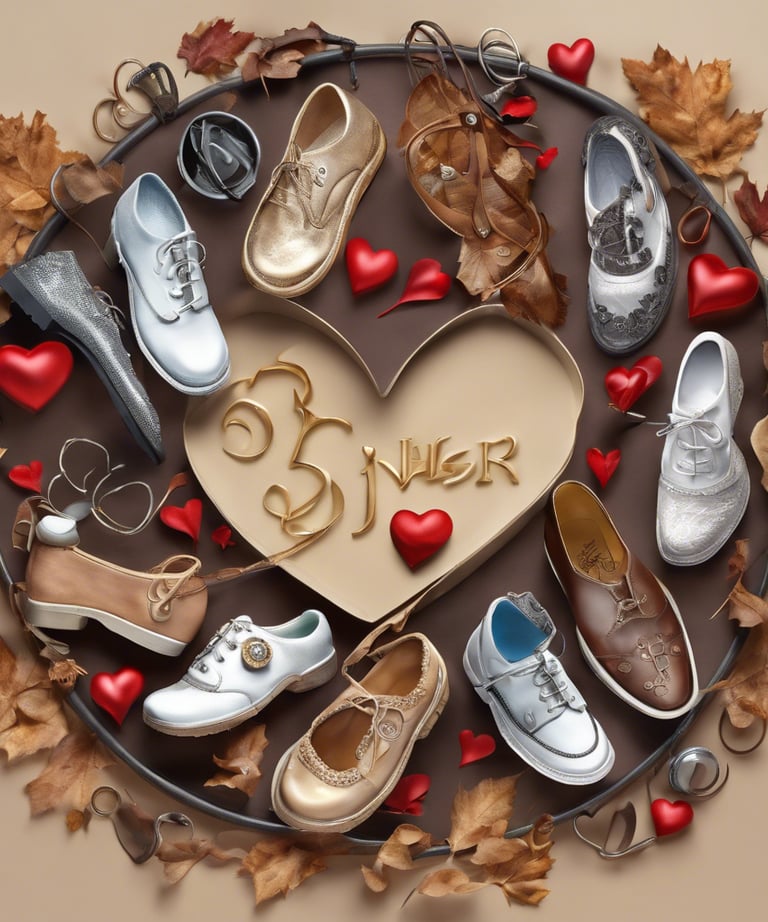 man and boy shoes on ground