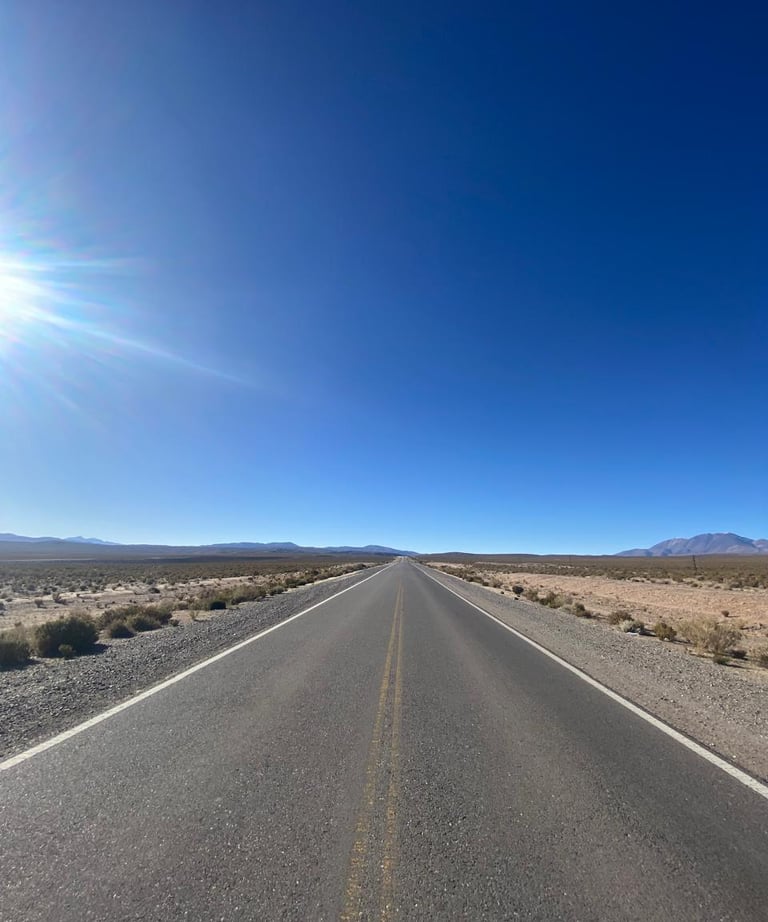 camino hacia la puna Salteña. Lugar donde HSE.IA se fundó