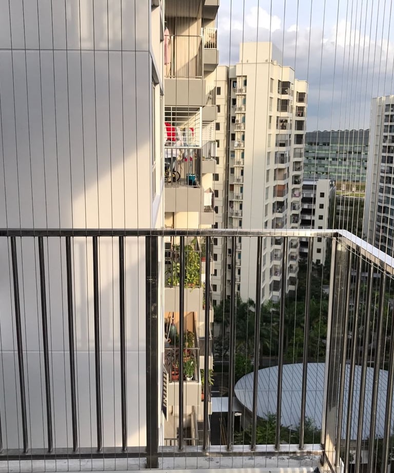 Invisible grills in Bengaluru