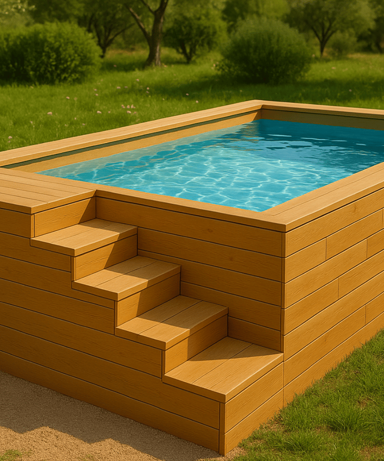 alt="mini piscine en bois"