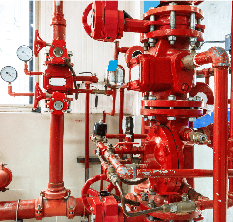 Fire protection installation 