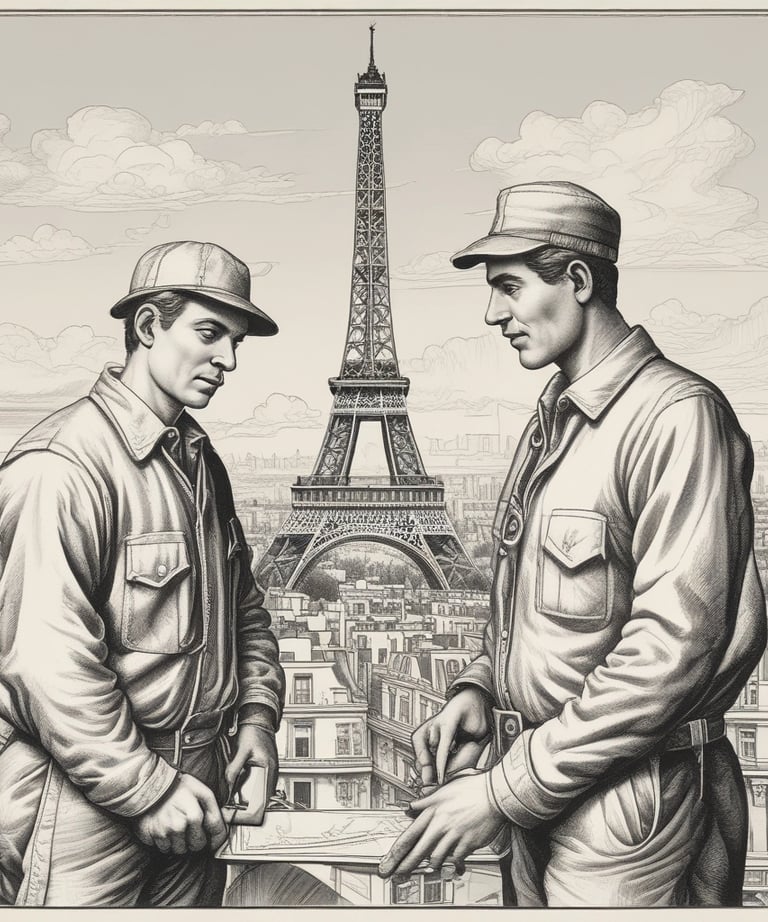 A close-up of a metal manhole cover with various raised patterns and inscriptions. The cover includes the text 'STANTON PLC', 'DUCTILE', 'RAPIDE 40 SLIDEOUT', as well as some alphanumeric codes such as 'HC036' and 'EN124 B125'. The design features numerous chevron shapes and arrows.