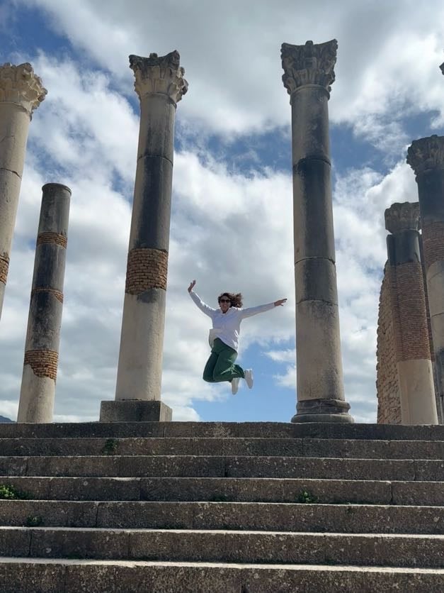 US Morocco Tours touring ancient Roman ruins in Morocco Meknes
