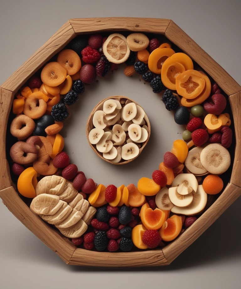 An assortment of wooden kitchenware including plates, bowls, spoons, ladles, and spatulas are arranged on a flat surface. The items are made from different shades of wood, with some pieces having a polished finish while others have a more rustic appearance.
