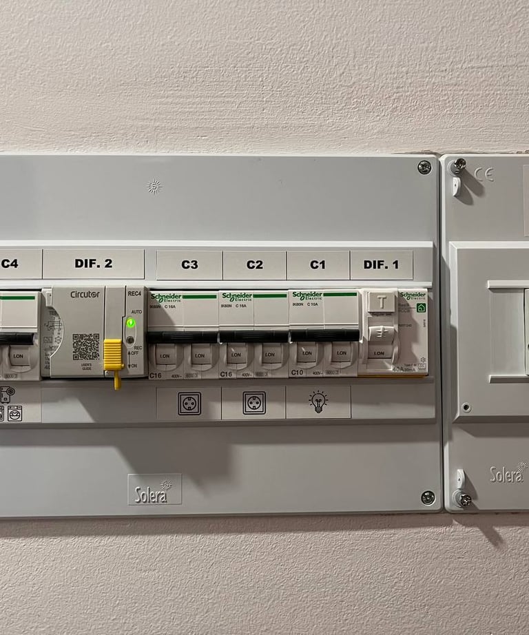 Reparación urgente de averías eléctricas por salto de diferencial en viviendas de Burgos