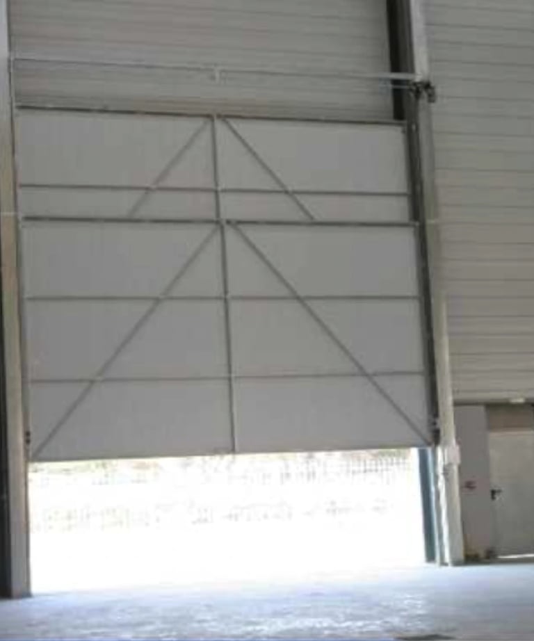 a large open door with a large open door