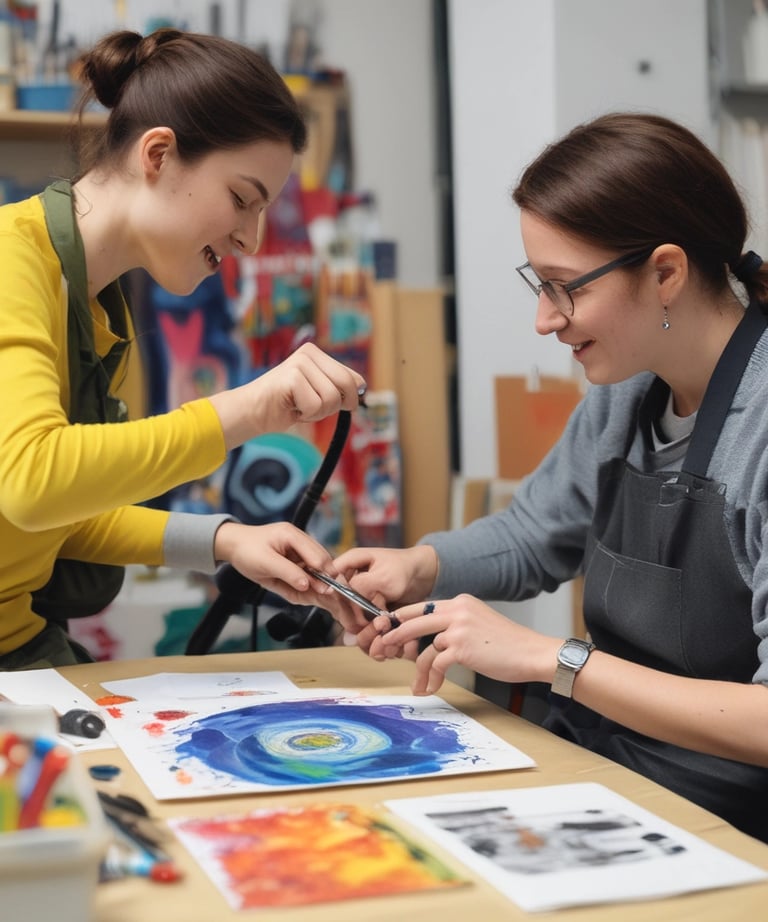 A group enjoying an inclusive community activity outdoors on a sunny day.