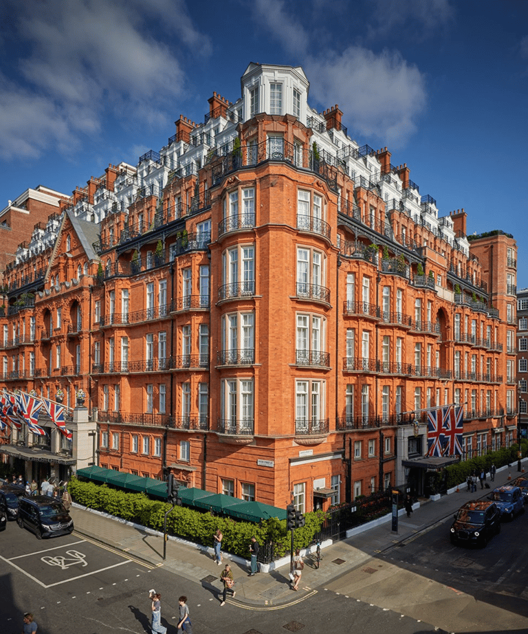 Claridges hotel side overview